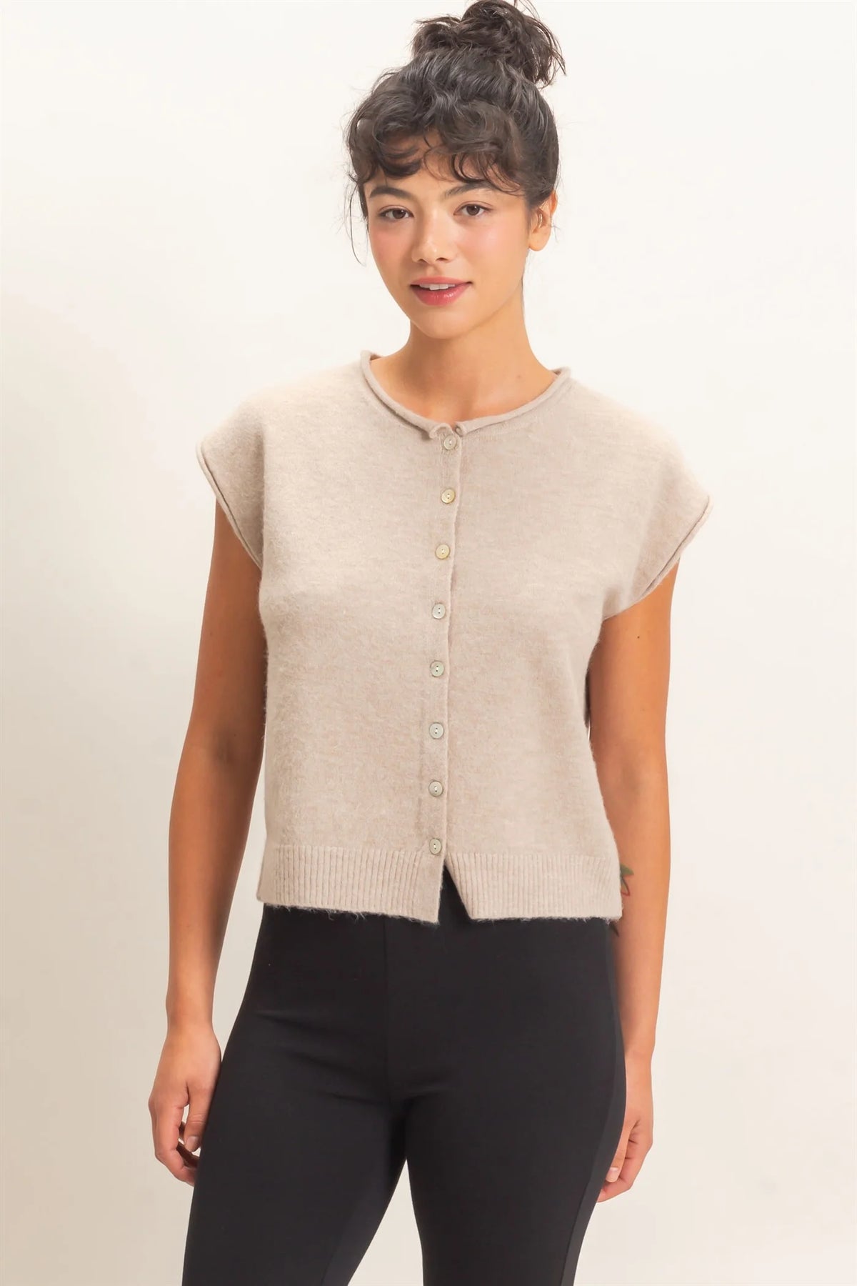 Vanessa Sleeveless Cardigan