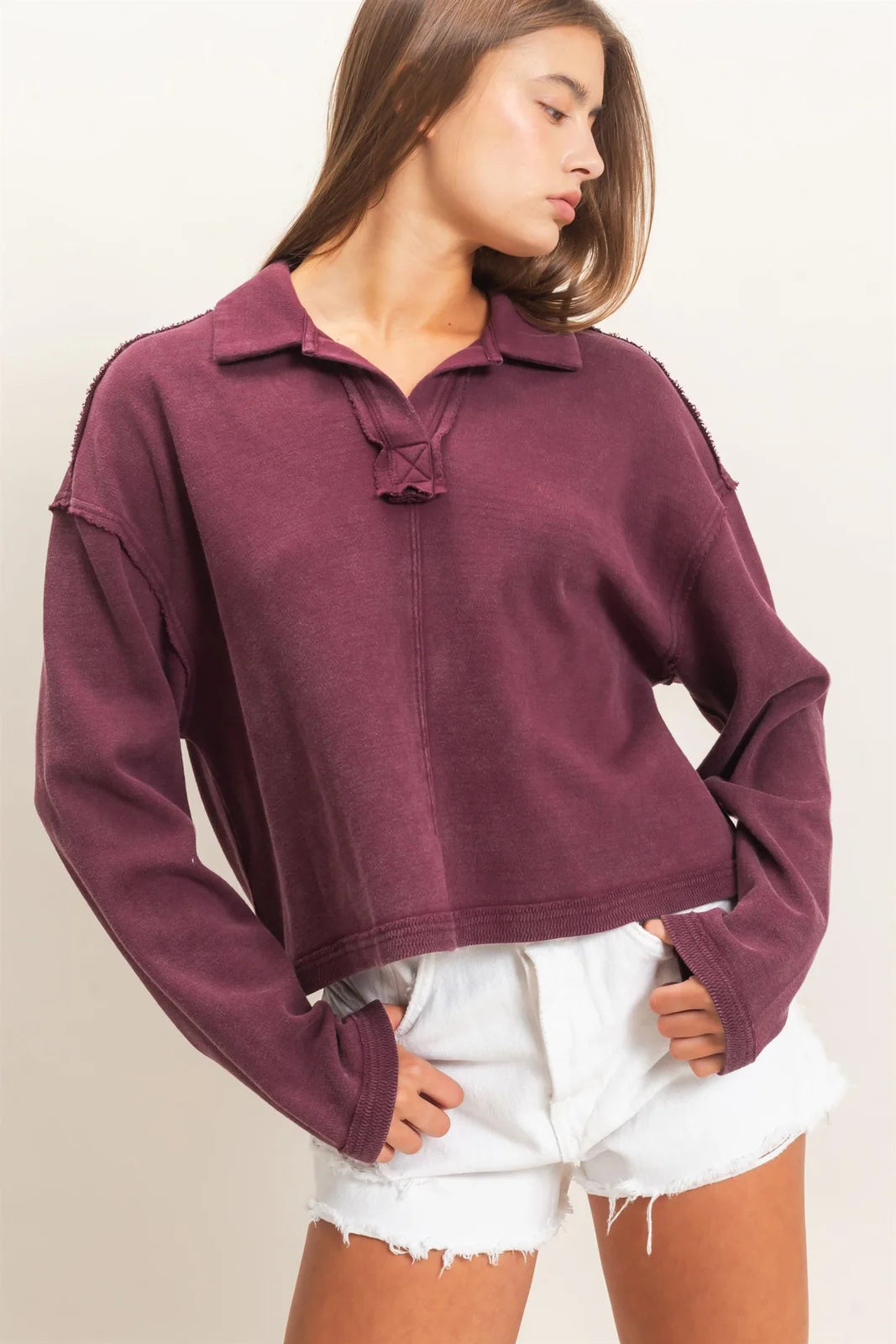 Skye Collared Top