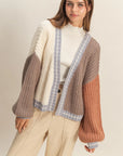 Annie Color Block Cardigan