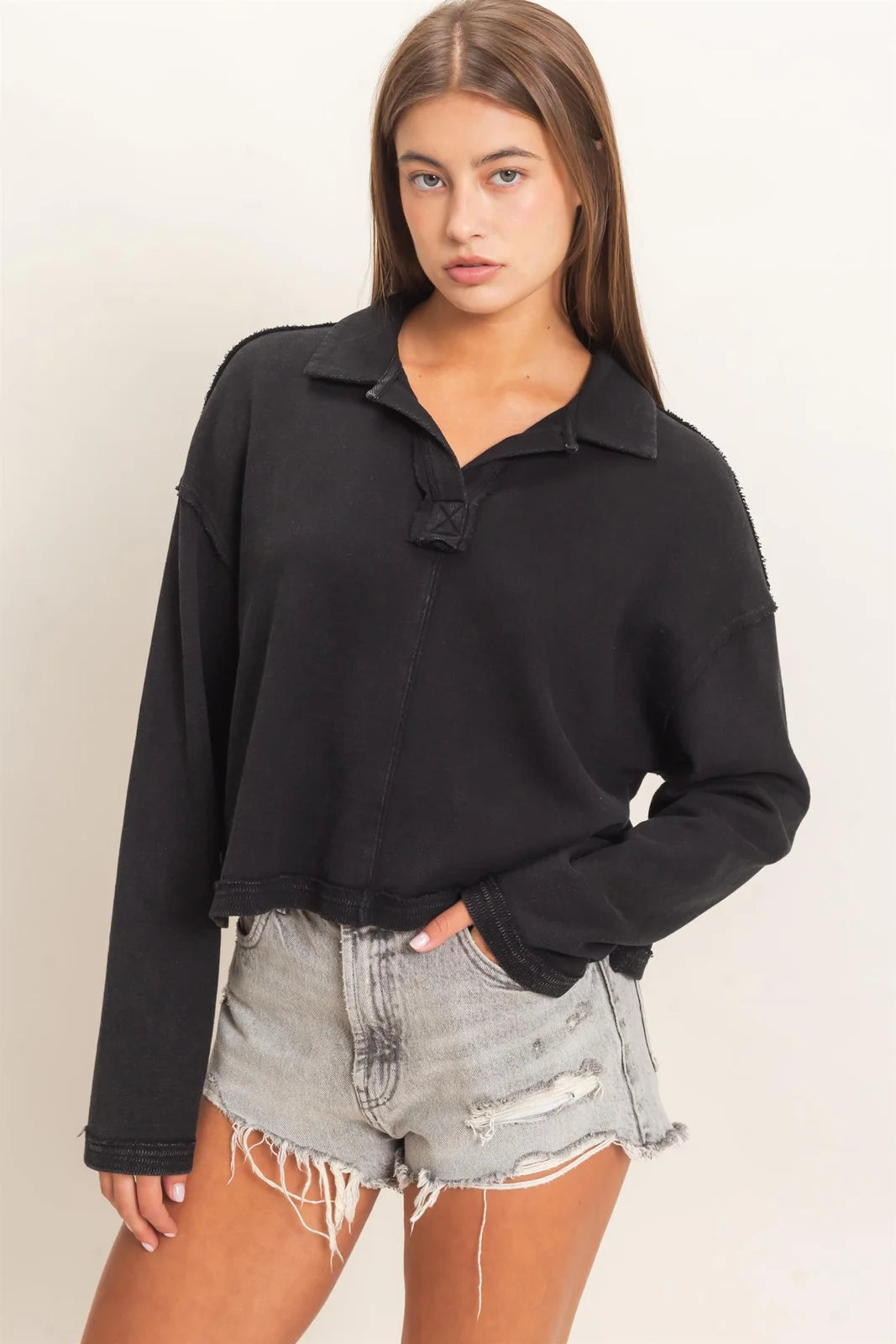 Skye Collared Top