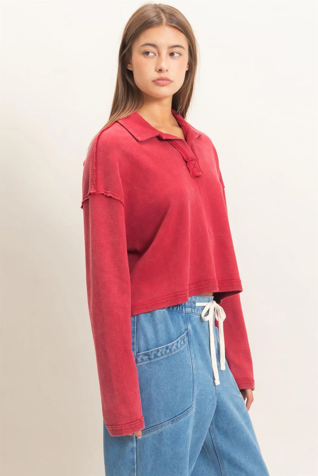 Skye Collared Top