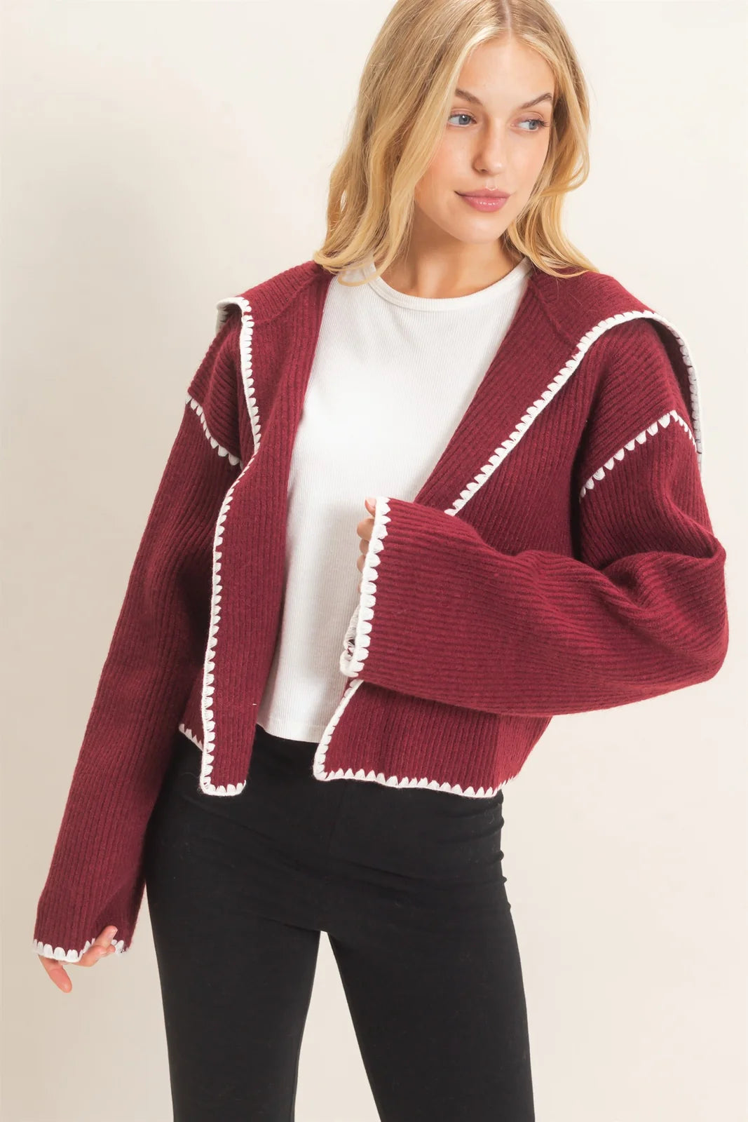 Emery Stitch Detail Sweater