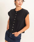 Vanessa Sleeveless Cardigan