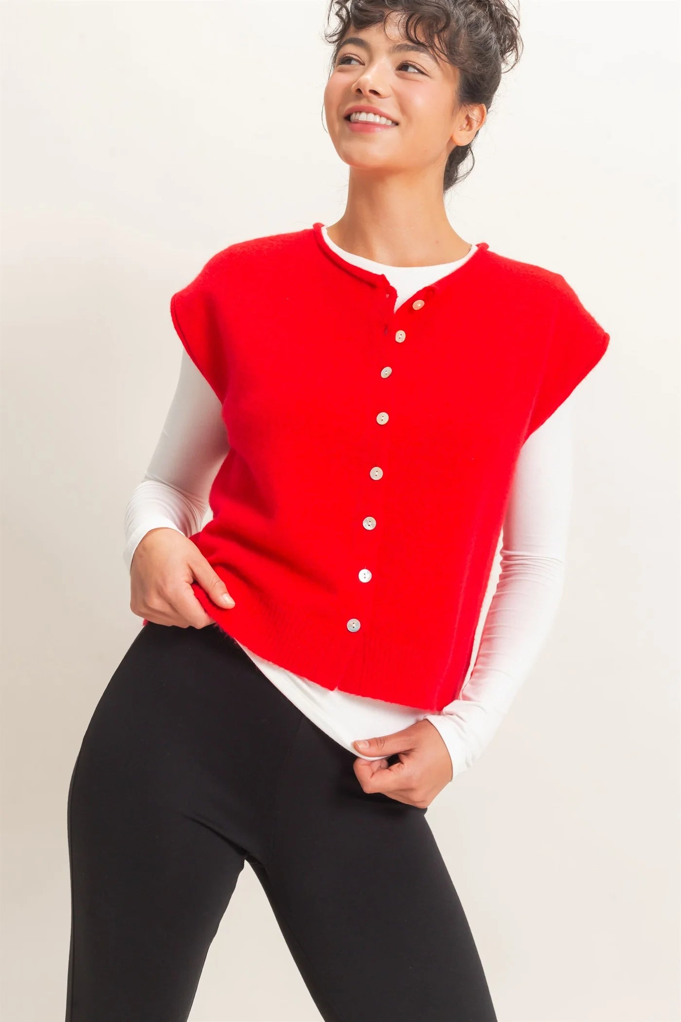 Vanessa Sleeveless Cardigan