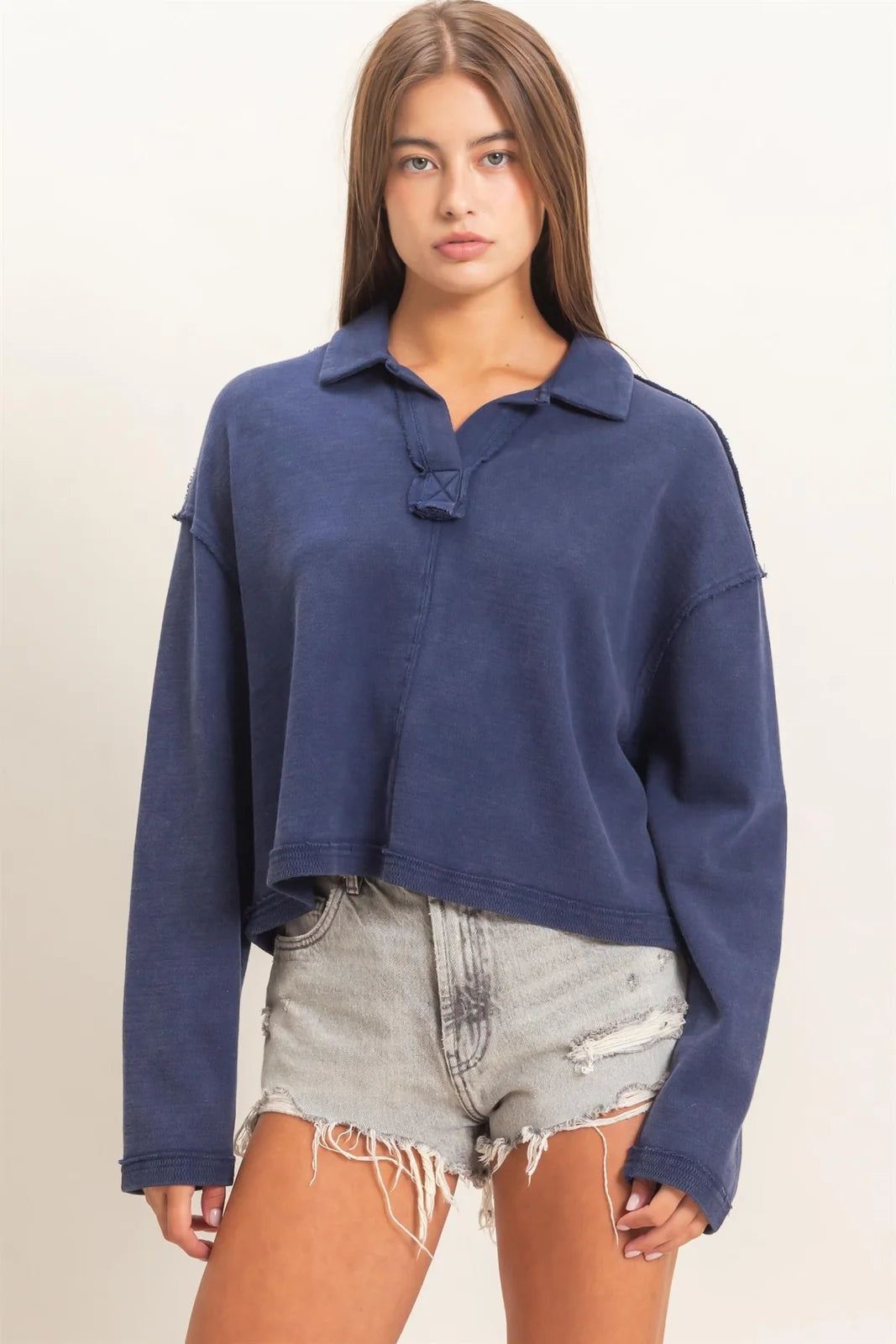 Skye Collared Top