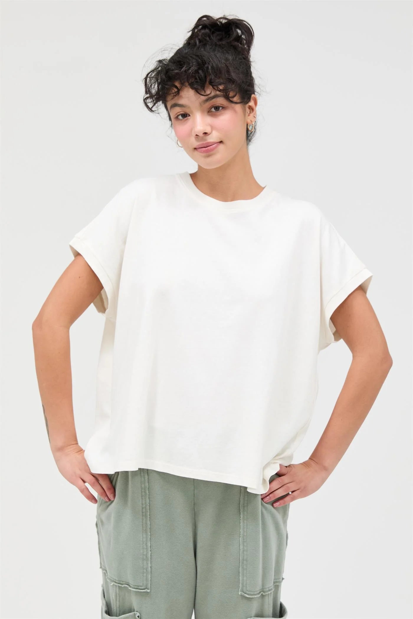 Reese Capped Sleeve Tee