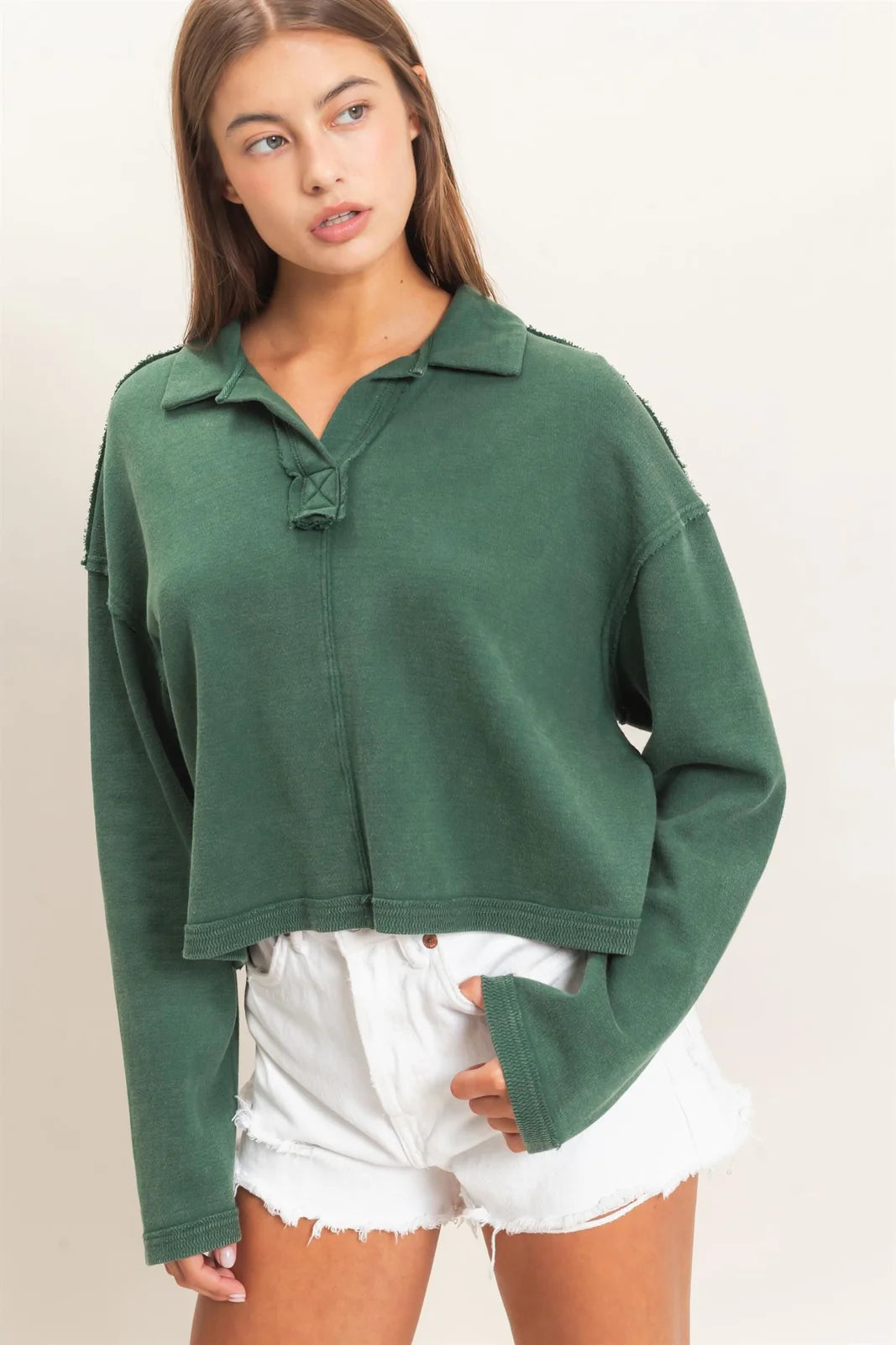 Skye Collared Top