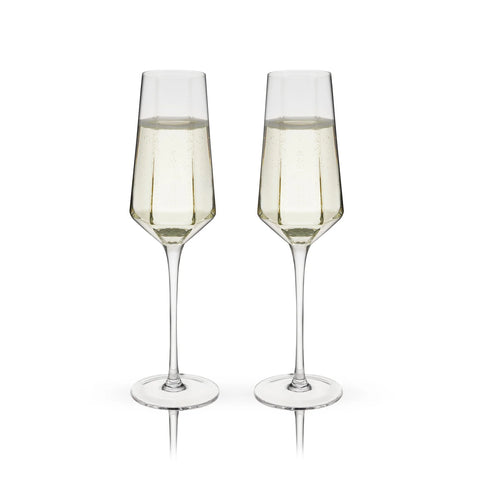 Seneca Crystal Champagne Flute