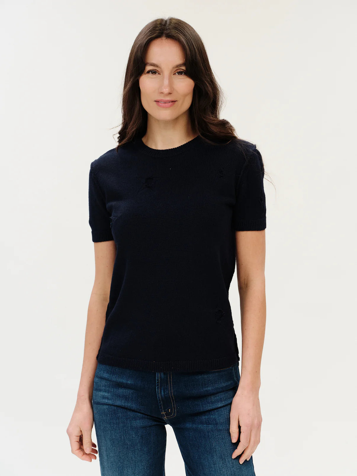 Noor Distressed Star Sweater