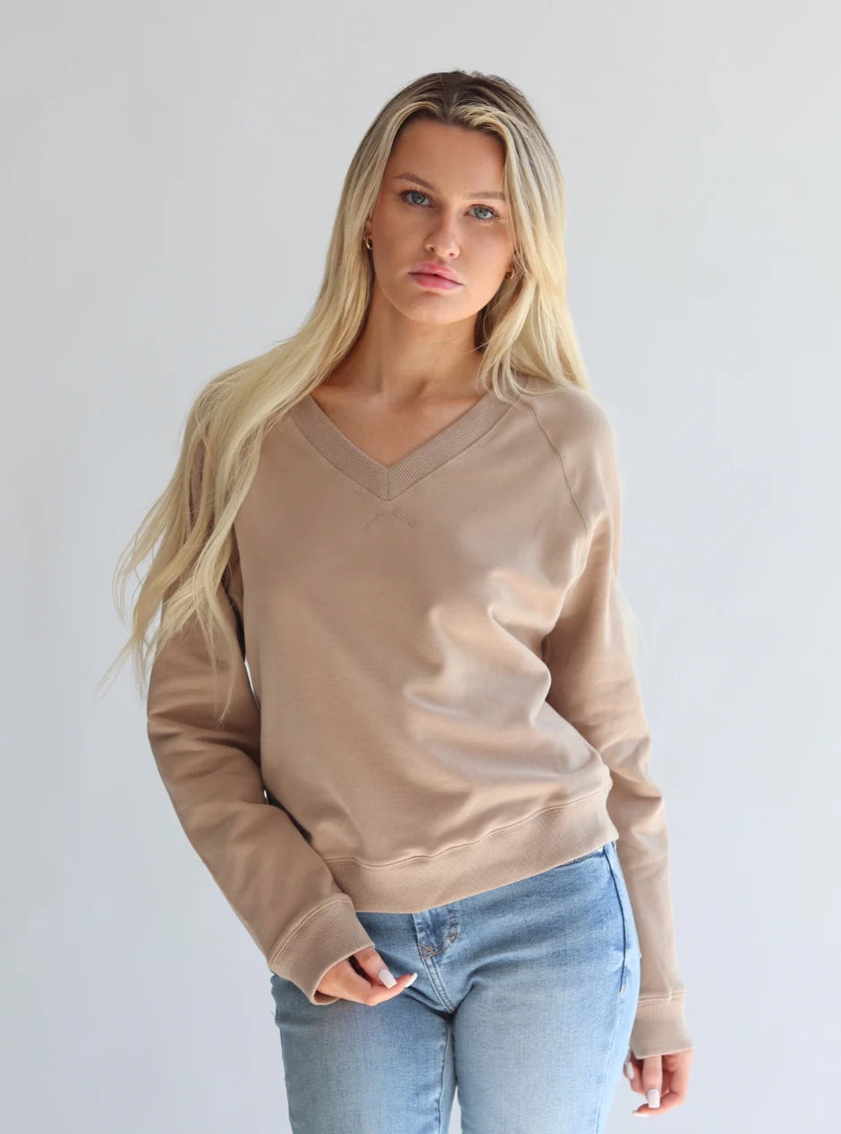 V Neck Sweatshirt