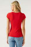 All For You Square Neck Tee (multiple colors)