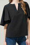 Easton Split Neck Blouse