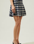 Hillard Plaid Mini Skirt