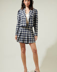 Hillard Plaid Mini Skirt