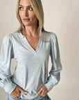 Kira Long Sleeve V-Neck Top