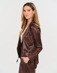Milano Muse Faux Suede Blazer