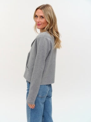 Lynn Shawl Lapel Knit Blazer