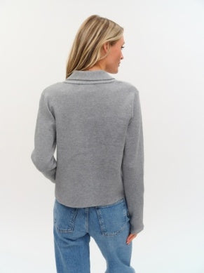 Lynn Shawl Lapel Knit Blazer