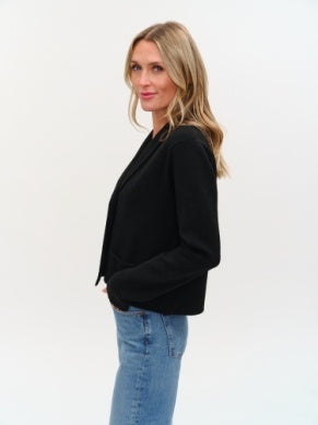 Lynn Shawl Lapel Knit Blazer