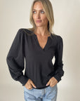 Kira Long Sleeve V-Neck Top