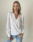 Kira Long Sleeve V-Neck Top