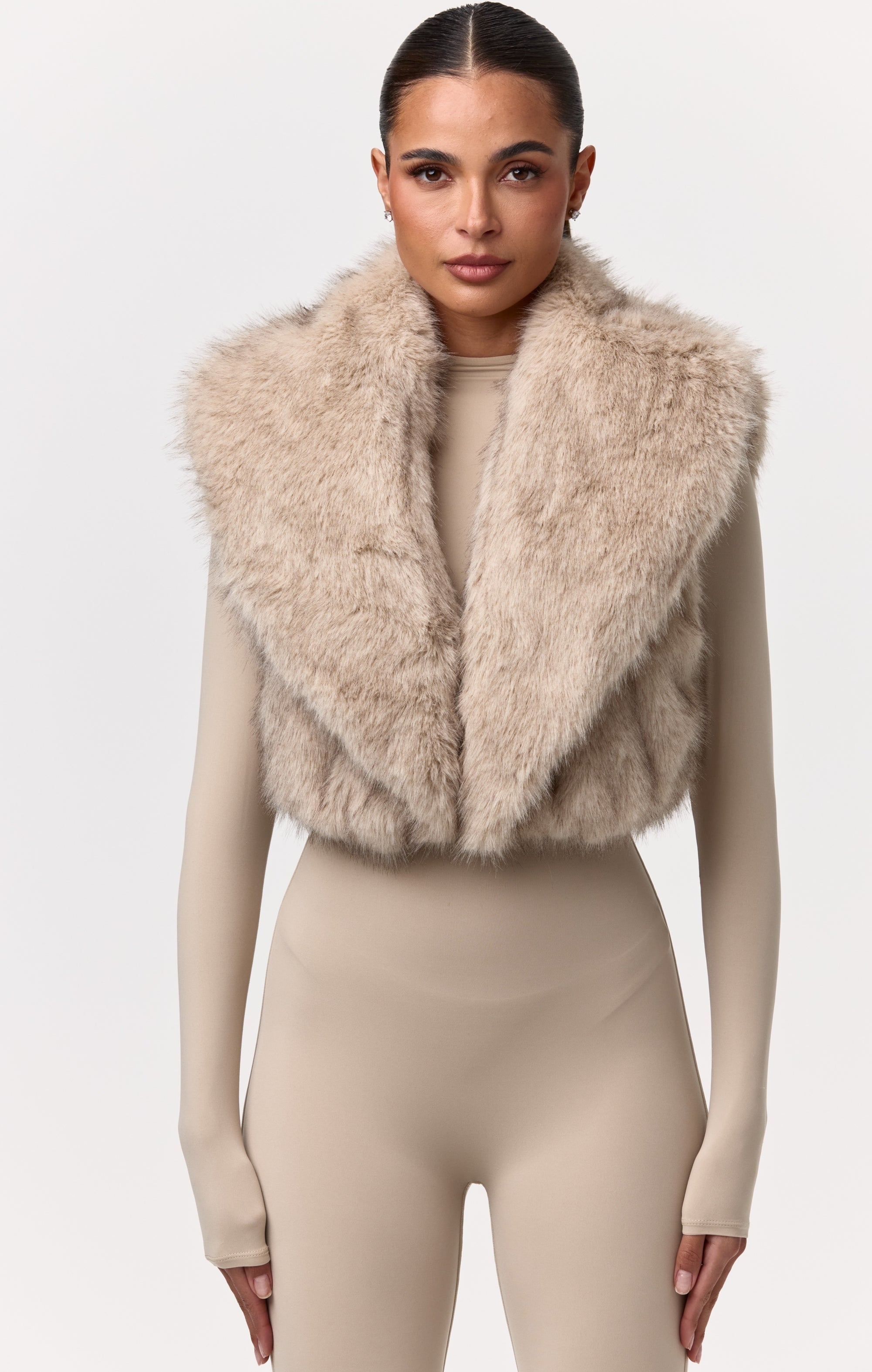 Faux Fur Plush Vest