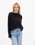 Anywhere Top Black Lurex