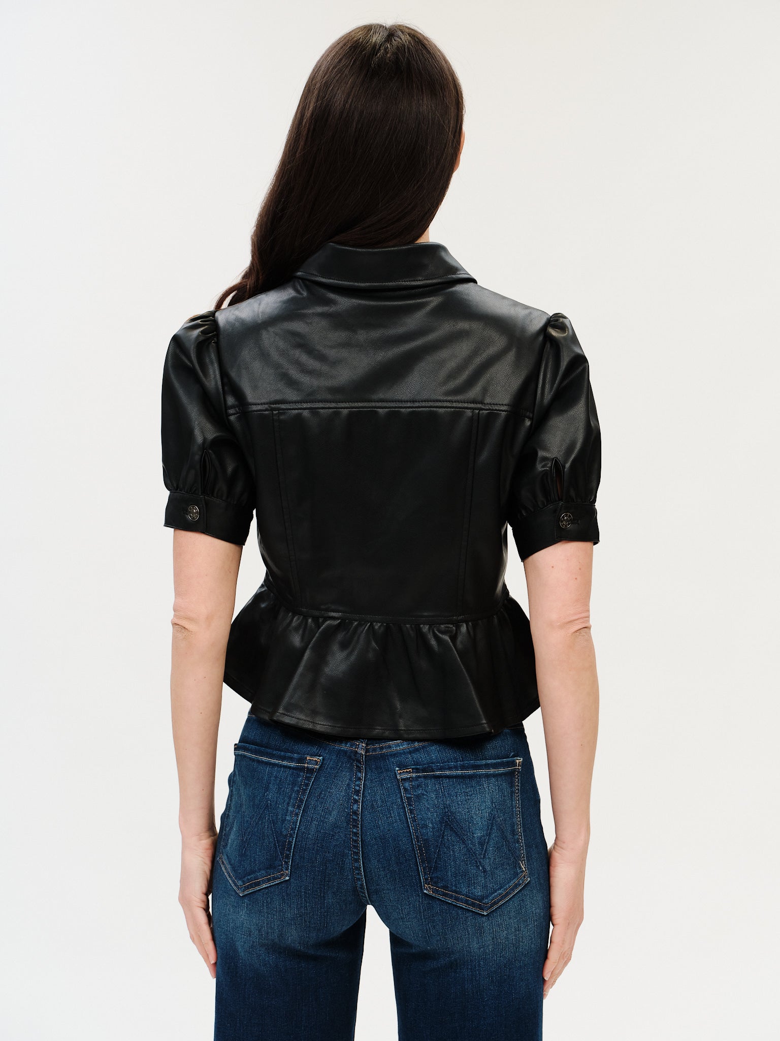 Oxford Peplum Jacket