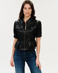 Oxford Peplum Jacket