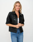 Jennifer Faux Leather Jacket