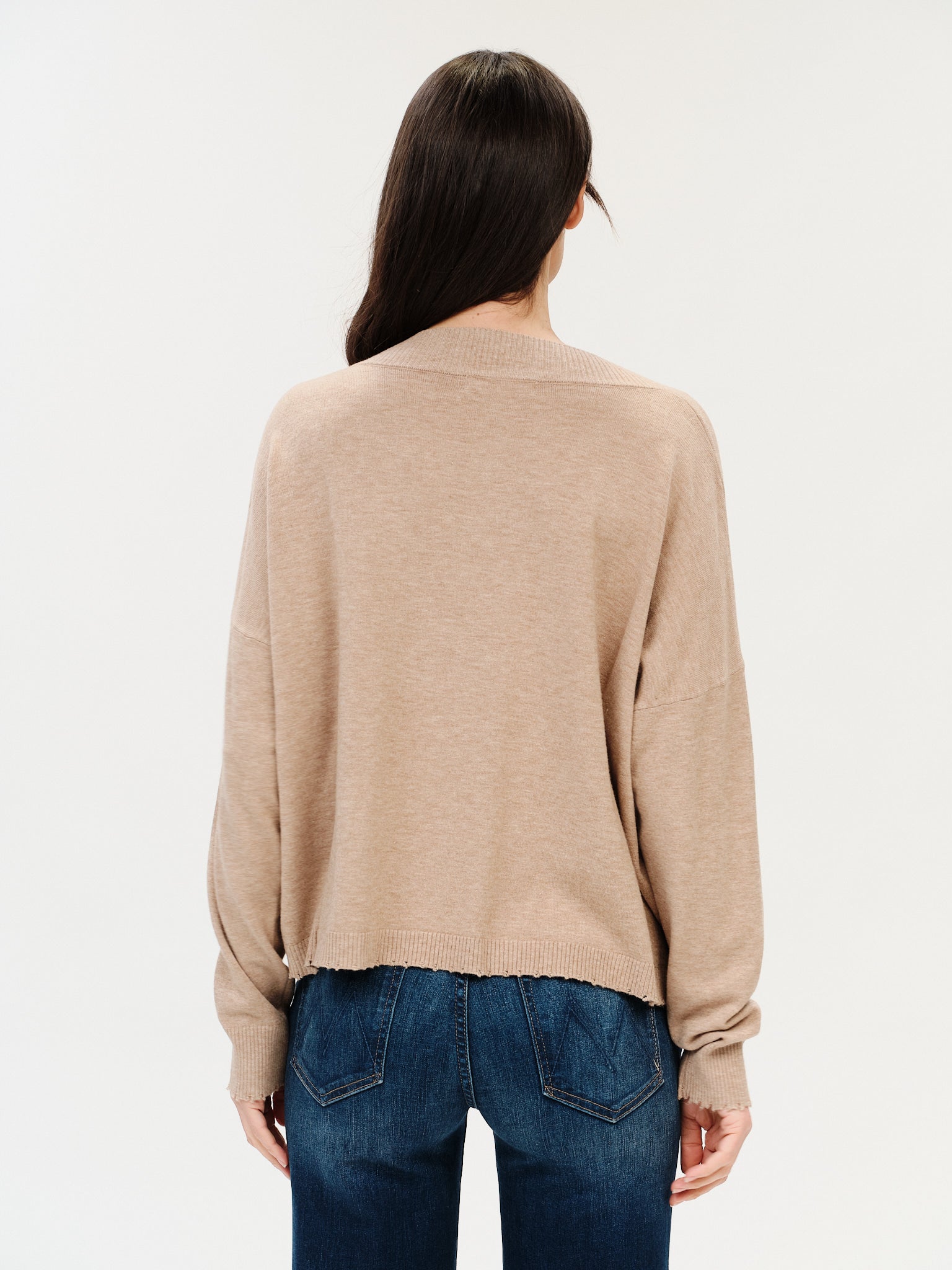 Geneva Frayed Sweater