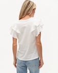 Tori Flutter Sleeve Top