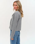 Lynn Shawl Lapel Knit Blazer