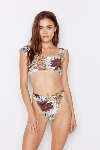 Miley High Waisted Bottoms in Floral