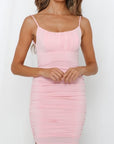 Bianca Ruched Mini Dress