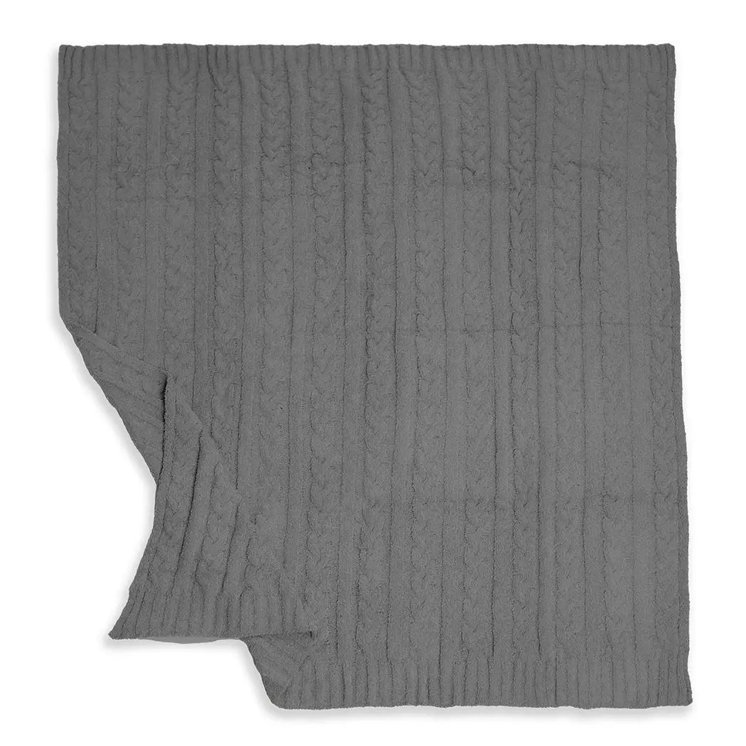 Braided Cable Knit Blanket
