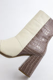Avalon Boot in Ivory/Rose FLASH SALE