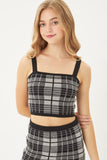 Gibson Plaid Crop Top (multiple colors)