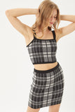 Gibson Plaid Crop Top (multiple colors)