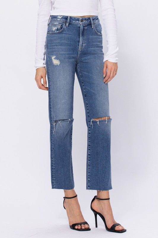 Blanche Wide Leg Cropped Jean