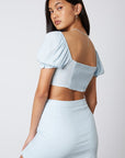 Phyllis Keyhole Crop Top