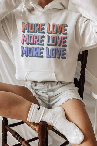 More Love Graphic Hoodie