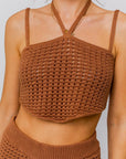 Caitlin Knit Crop Top