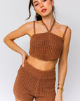 Caitlin Knit Crop Top