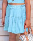 GIRLS Just Peachy Skirt in Blue