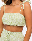 Sharon Floral Crop Top