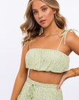 Sharon Floral Crop Top