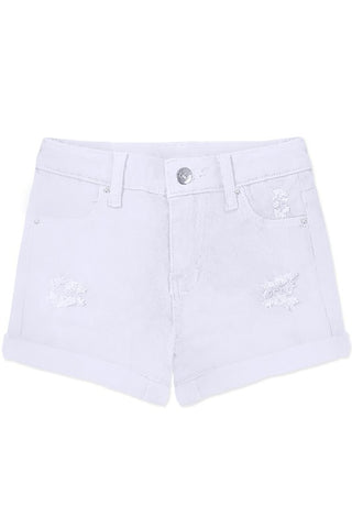 GIRLS Darby Denim Shorts in White