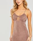Rebecca Tie Front Dress in Coco
