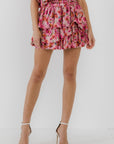 Kennedy Floral Mini Skirt